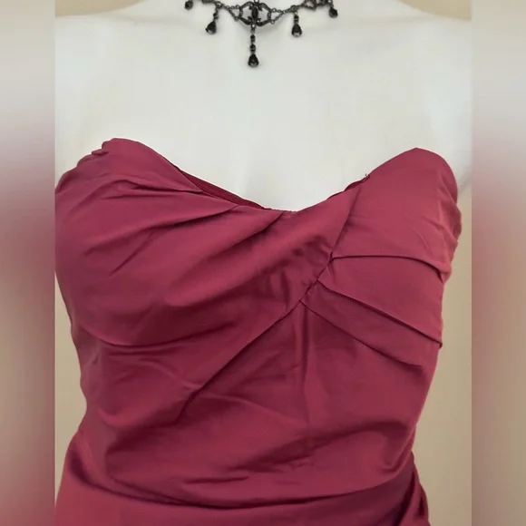 ARIELLA Strapless Orchard Pink Sweetheart Bodice Under Wire Bubble Dress Sz M - Picture 5 of 13